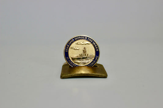 Coin, FOH Challenge w/Official and UnOfficial Ships Badges