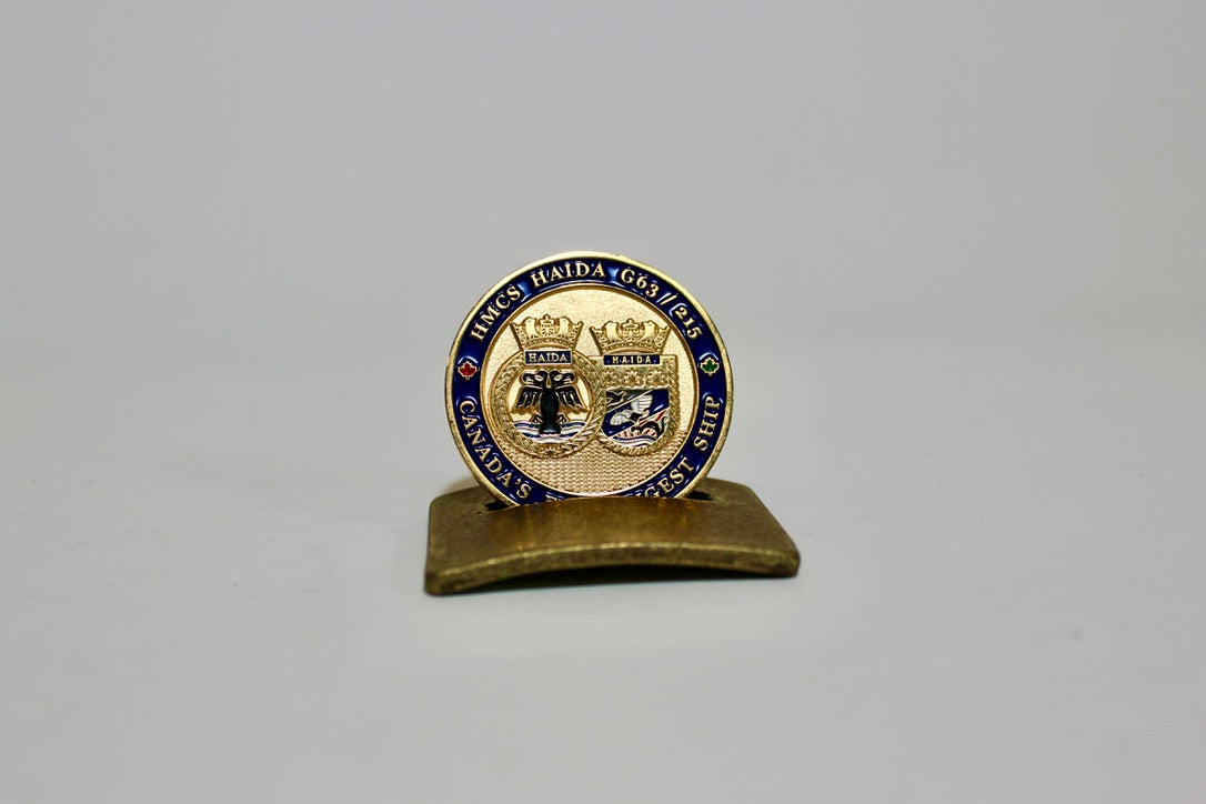 Coin, FOH Challenge w/Official and UnOfficial Ships Badges