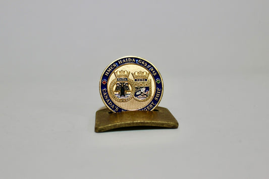 Coin, FOH Challenge w/Official and UnOfficial Ships Badges