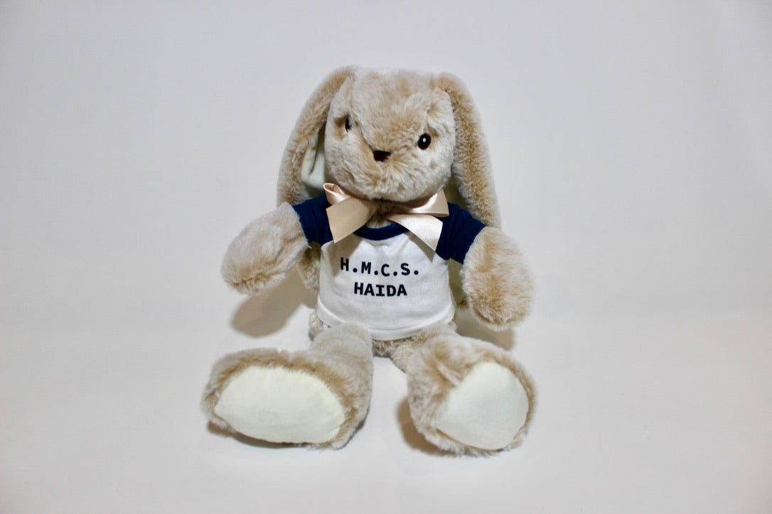 HMCS HAIDA Mascot Stuffed Bunny