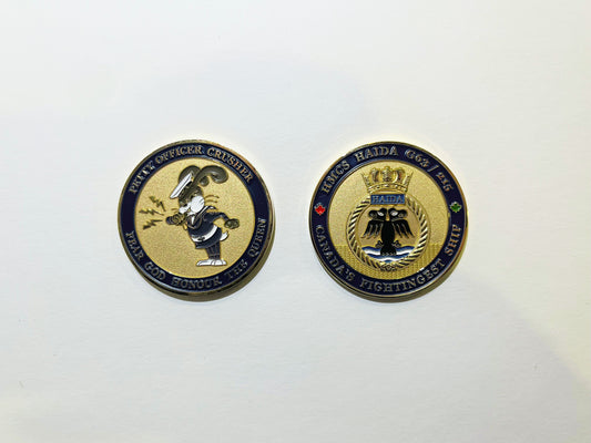 Coin, HMCS HAIDA, PO Crusher (Whistle)