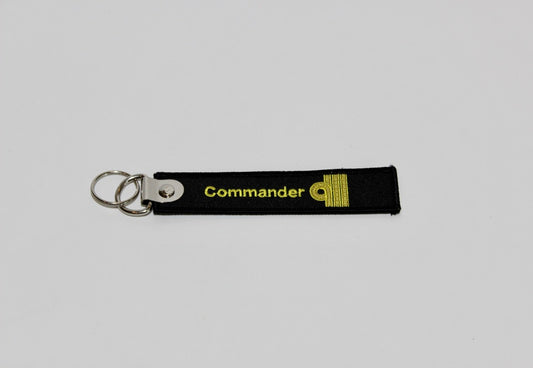 Keychain, Embroidered, Commander