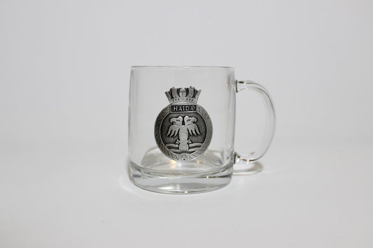 Coffee Mug, Glass, HAIDA Crest