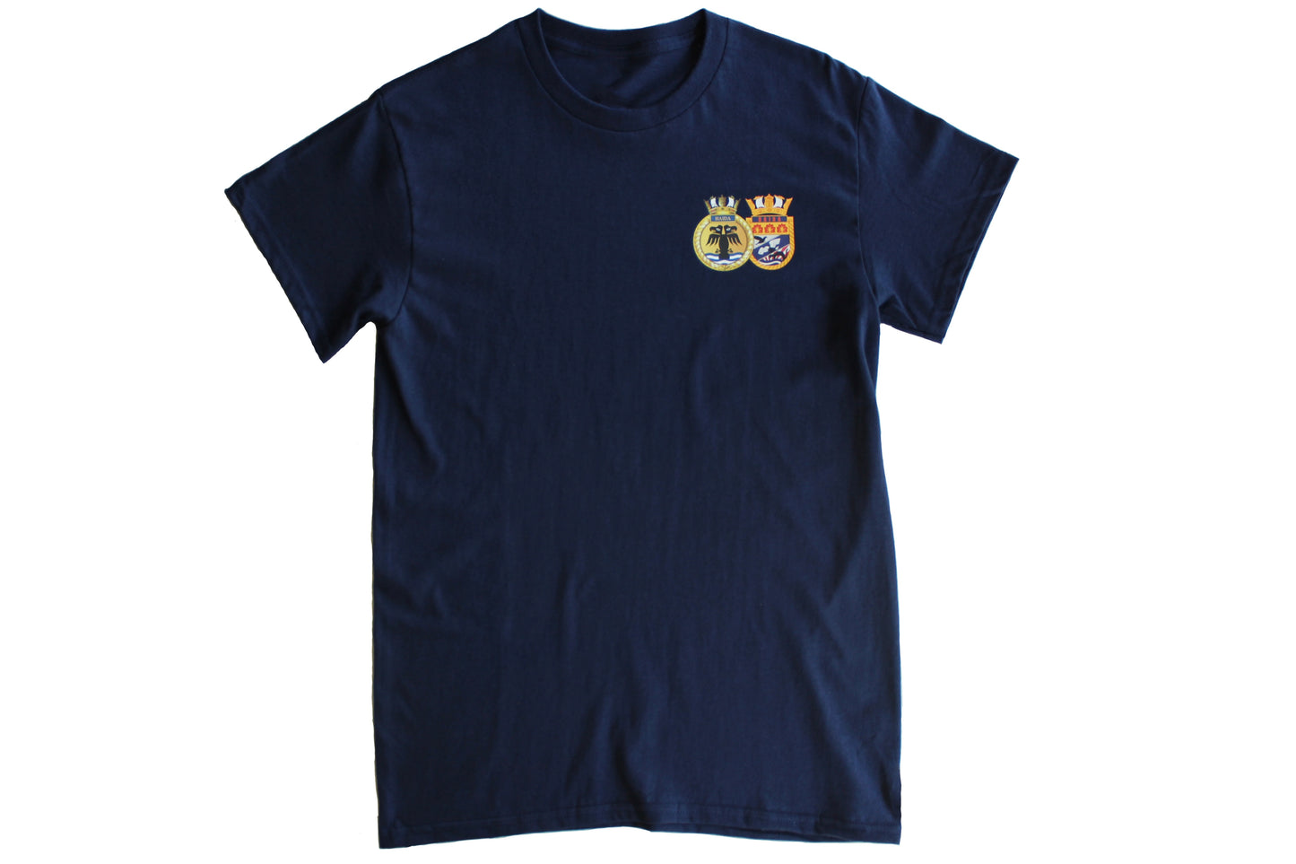 Adult T-Shirts, HMCS HAIDA Double Crest Imprinted