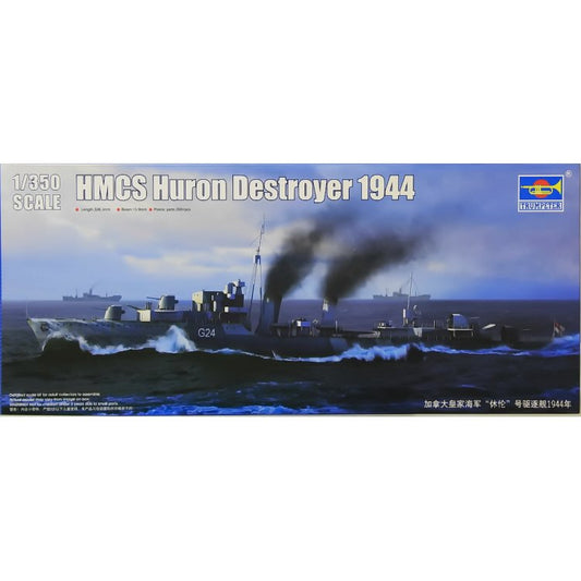 Model, HMCS Huron G24 Tribal Class Destroyer,1/350