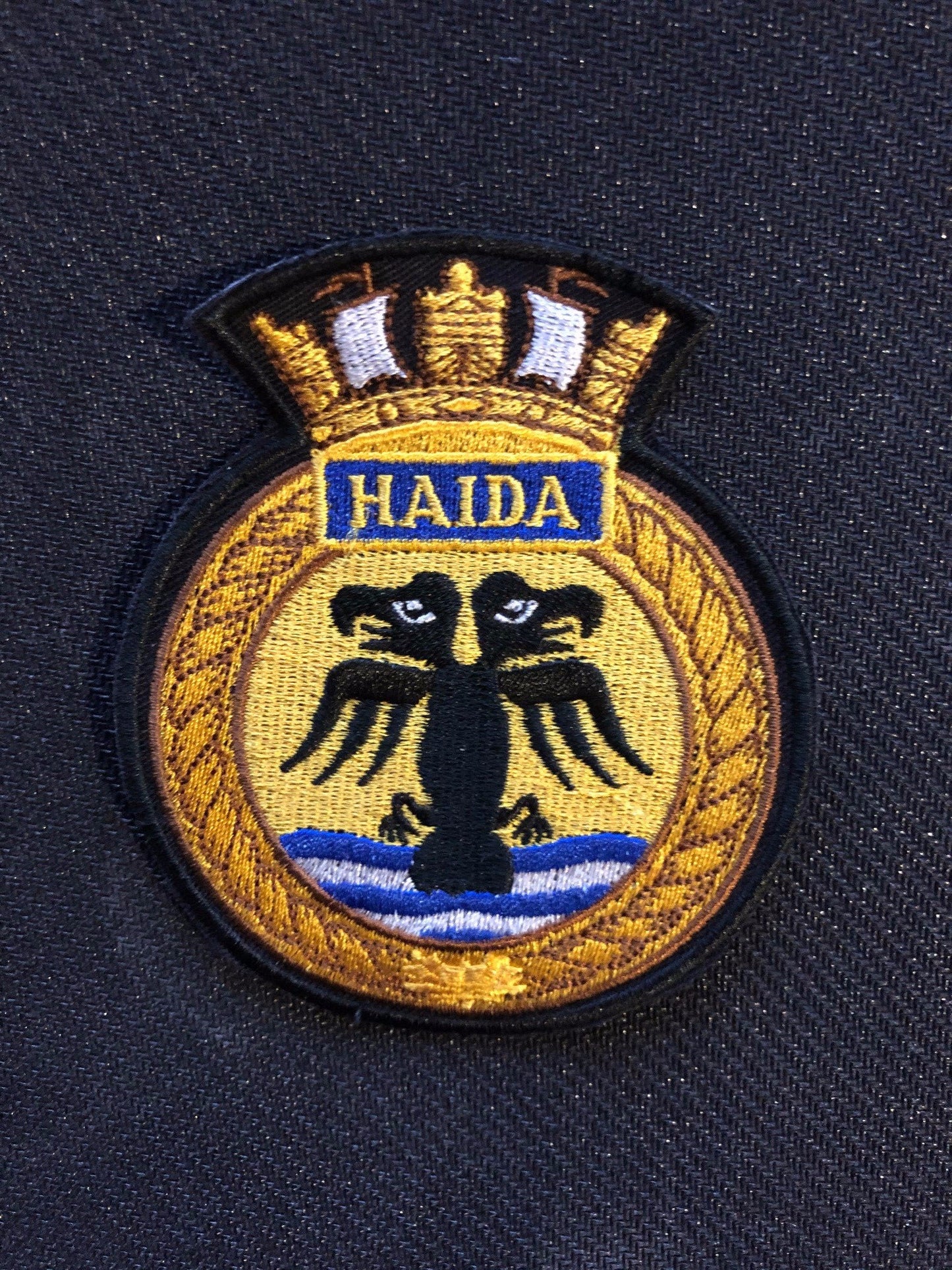 Crest, HMCS HAIDA Crest, Blazer