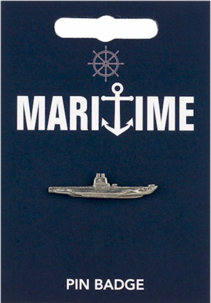 Pewter Pin Badge - Submarine