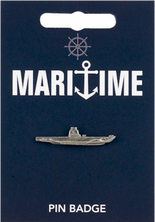 Pewter Pin Badge - Submarine