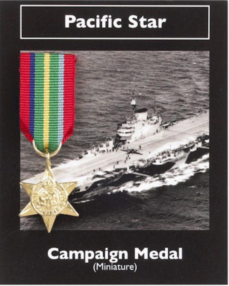 Miniature Medal, Pacific Star