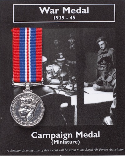 Miniature Medal, War Medal 1939-1945